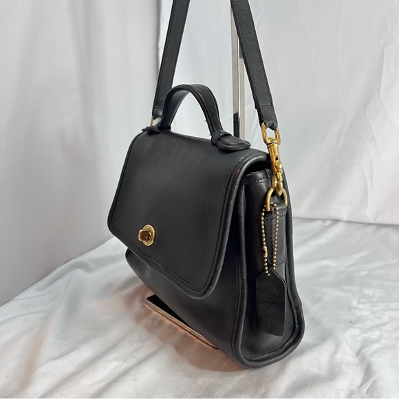 Coach Black Leather Crossbody Bag - Picture 3 of 11